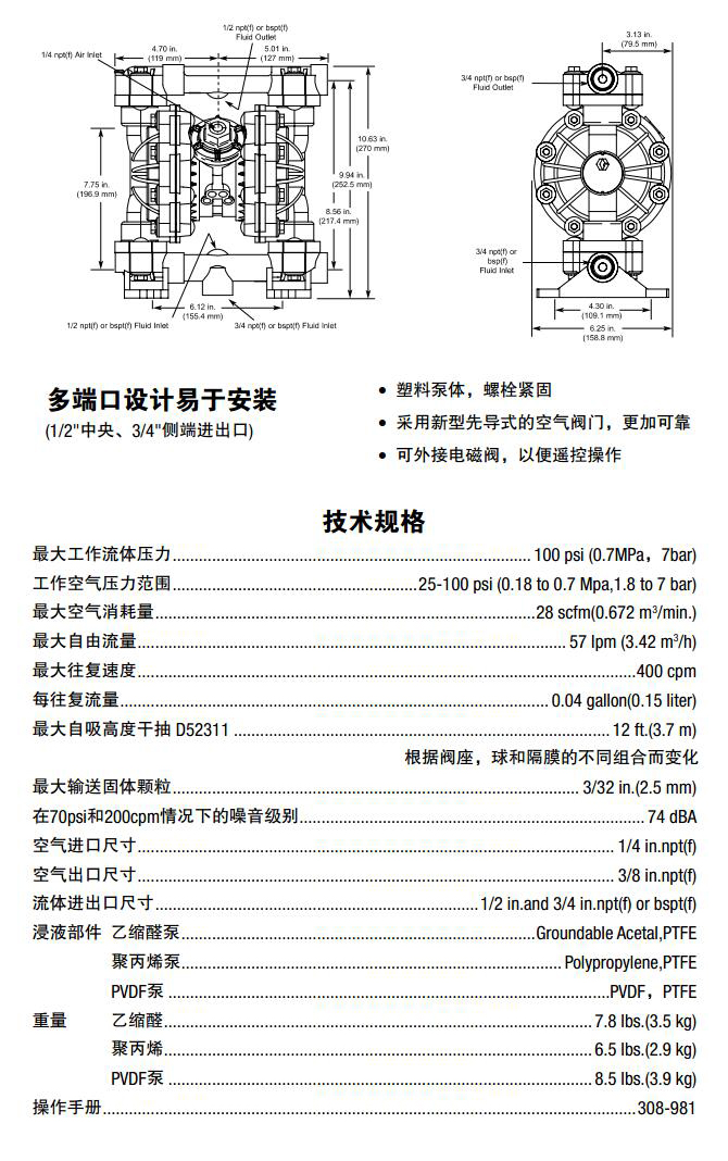 銷售氣動(dòng)泵廠家電話